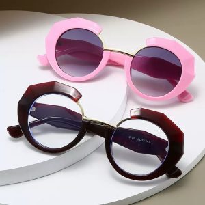 Large Frame Round Women's Sunglasses