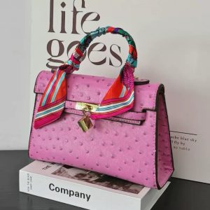 Ostrich pattern bag